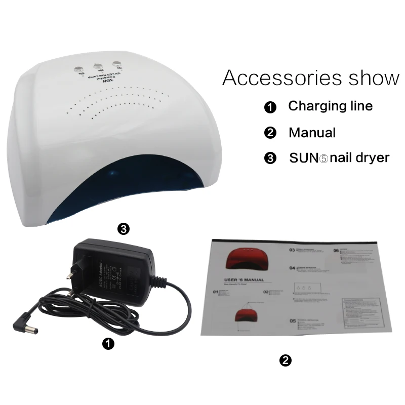 36 Вт Мощный УФ 18 LED Сушилка для ногтей лампа с датчиком руки и супер быстрая сушка