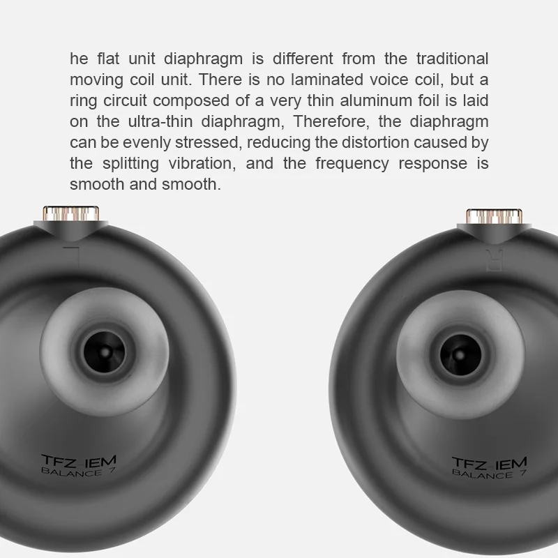 TFZ Balance 7 новое поколение флагманских наушников с плоской панелью HiFi наушники