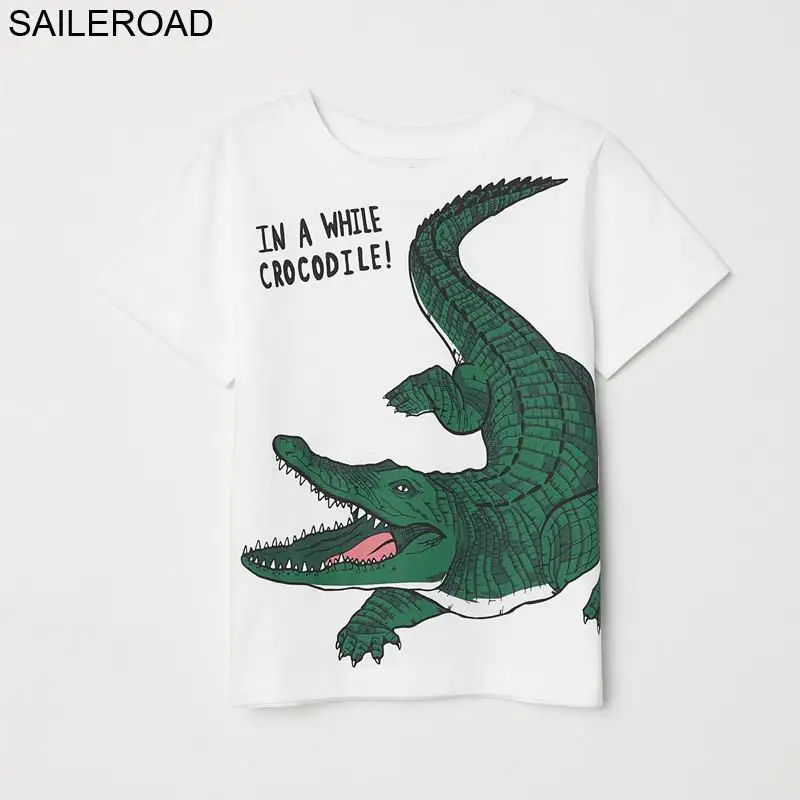 2702 same picture SAILEROAD/Полосатые футболки для мальчиков с машинками; летние топы для детей; детская рубашка с рисунком журавля и грузовика; футболки для малышей; одежда - Цвет: 2702 same picture