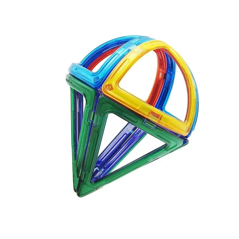 Синий 8 шт./компл., магнитные блоки, специальные части 3D Сделай Сам Строительные кирпичи Запчасти аксессуар строительство магнит развивающие игрушки - Цвет: Синий