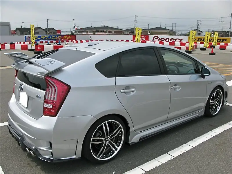 FRP боковая юбка для Toyota Prius ZVW30 RR GT 08'. 05 ~ 11'. 11 TMK автомобильный тюнинг пакет
