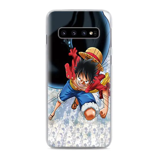13 Одна деталь Чехлы для телефона с Луффи для samsung Galaxy S10e S10 S8 S9 плюс M10 M20 M30 A50 S6 S7 Край жесткий чехол повышенной прочности - Цвет: 13