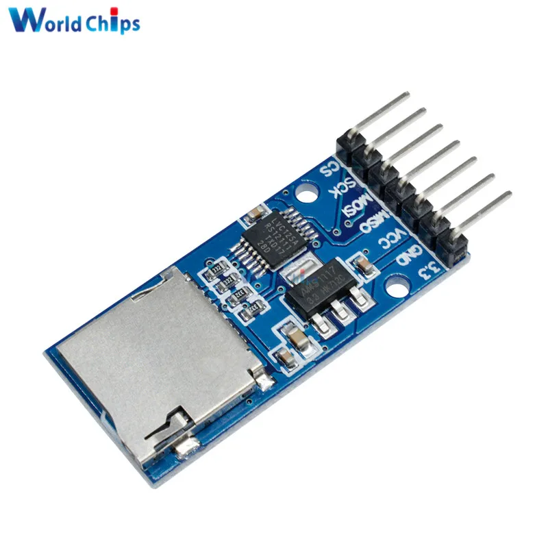 Micro SD плата для хранения TF карта защитный модуль памяти SPI интерфейс