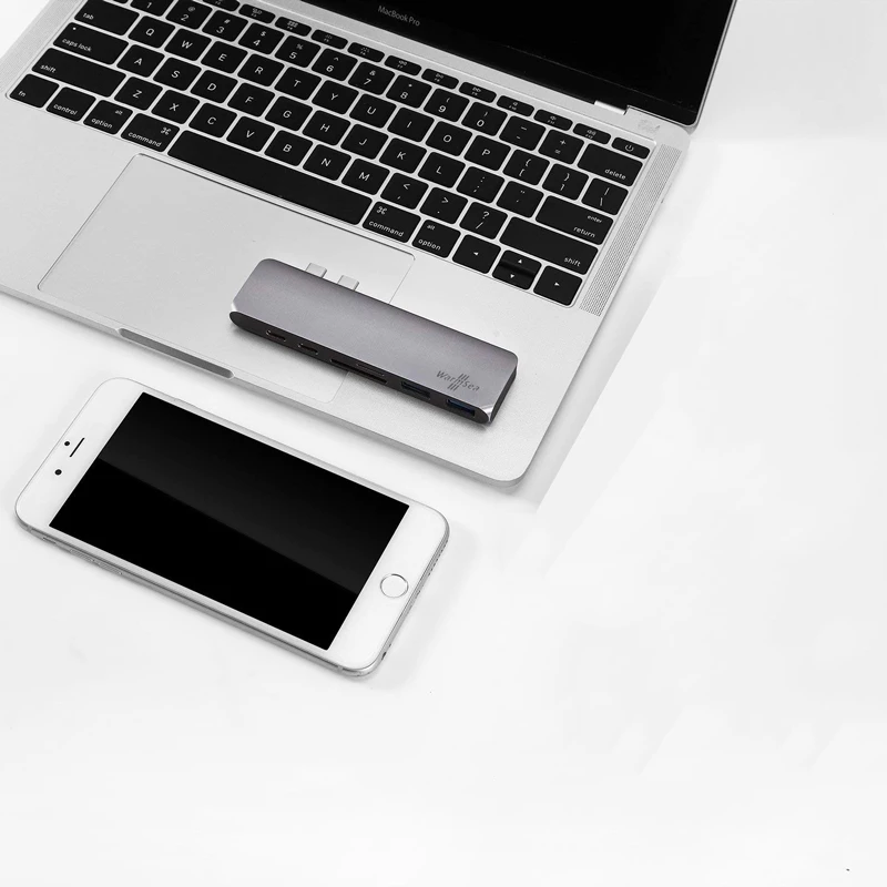Usb type C концентратор адаптер Thunderbolt 3 док-станция type-C с 4K HDMI USB 0 микро TF SD карта для