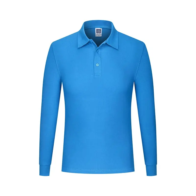 Light Blue Adhemar/Новинка; рубашки для гольфа с длинными рукавами из полиэстера; модная повседневная одежда для спорта и бизнеса - Цвет: Light Blue