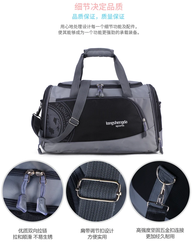 Большой емкости путешествия мала carry on duffle нейлоновый костюм большой вещевой мешок Дорожная сумка для мужчин