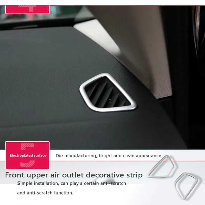 Atreus 2 шт. для 2018 5-Series BMW G30 5 Series Серебристые передние вентиляционные аксессуары