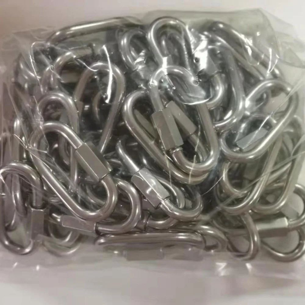 10pcs M6 Quick Link Chain Rope Cable Strap Connector Rigging 6mm | Инструменты