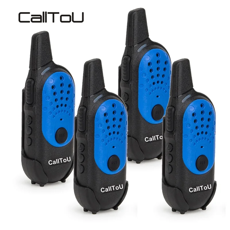 Caltto U Mini Walkie Talkie 2 шт Детские рации радио коммуникатор трансивер 400-470 МГц Портативное двухстороннее радио 1 шт/4 шт - Цвет: 4PCS