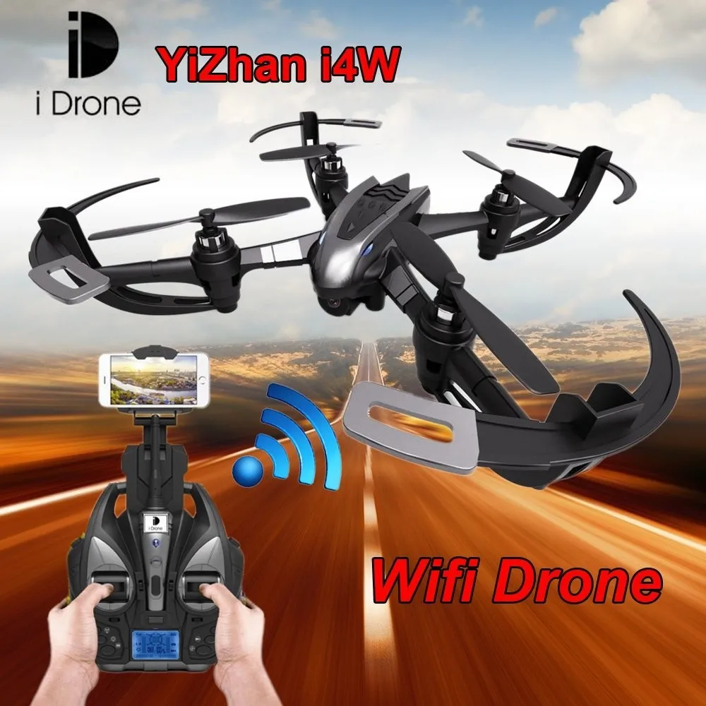 Yi Zhan YiZhan i Drone I4W Wifi FPV видео в режиме реального времени RTF 2,4G 4CH RC камера для квадрокоптера, дрона с 0.3MP HD камерой RTF