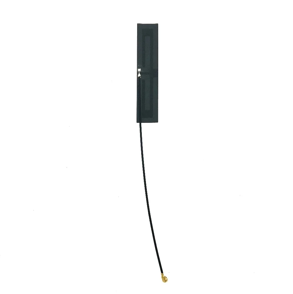 Черный 6 дБ GSM/2G/3G/LTE/4G/GPRS/CDMA/WCDMA полнополосная Встроенная FPC внутренняя PCB антенна U.FL