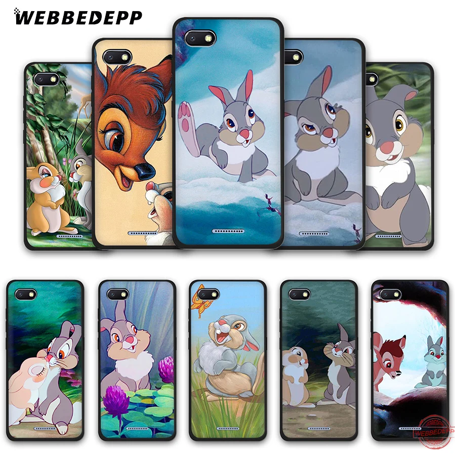 WEBBEDEPP Бэмби Thumper мягкий чехол для телефона Redmi Note 8 iPhone 7 6 Plus 5 iPad Pro 4A 5A 6A 4X S2 Go чехлы |