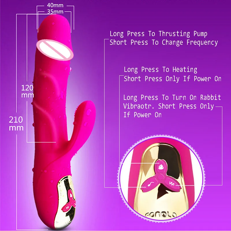 Товары для секса 10 режимов G spot вибратор с кроликом USB Женский насос мастурбации