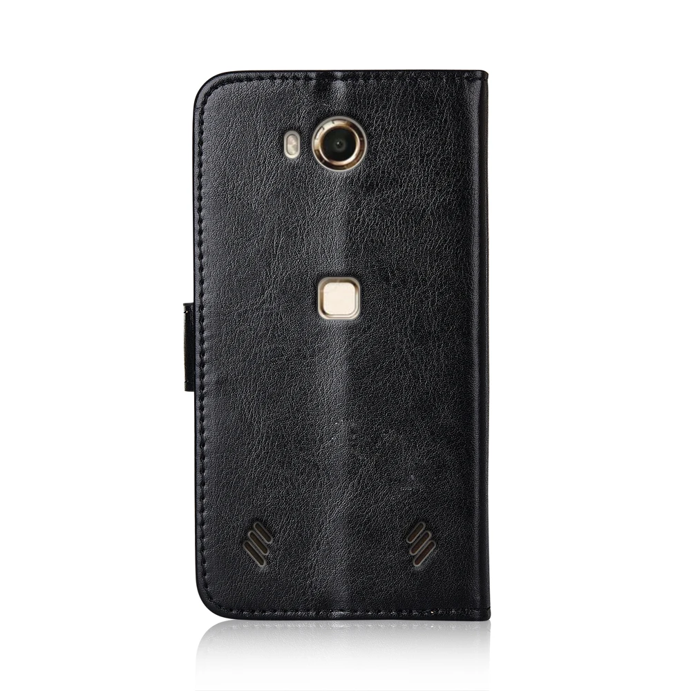 Для Doogee S60 Lite подставка для крышки корпуса Кожаный флип-кошелек с карманом карт |