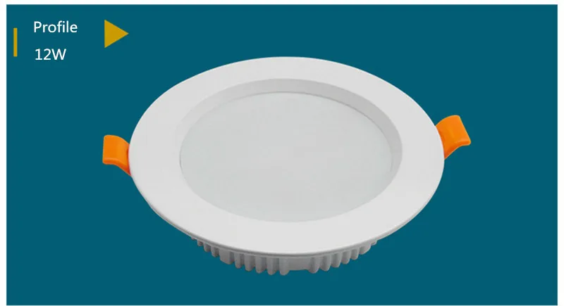 Ультра тонкий светодиодный светильник 3 W-40 W RecessedSpot с драйвером AC85-265V теплый белый/натуральный белый/холодный белый