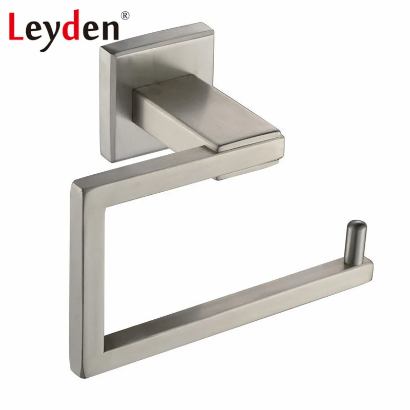 Leyden Premium SUS 304 Нержавеющая сталь Матовый никель полотенце кольцо вешалка для