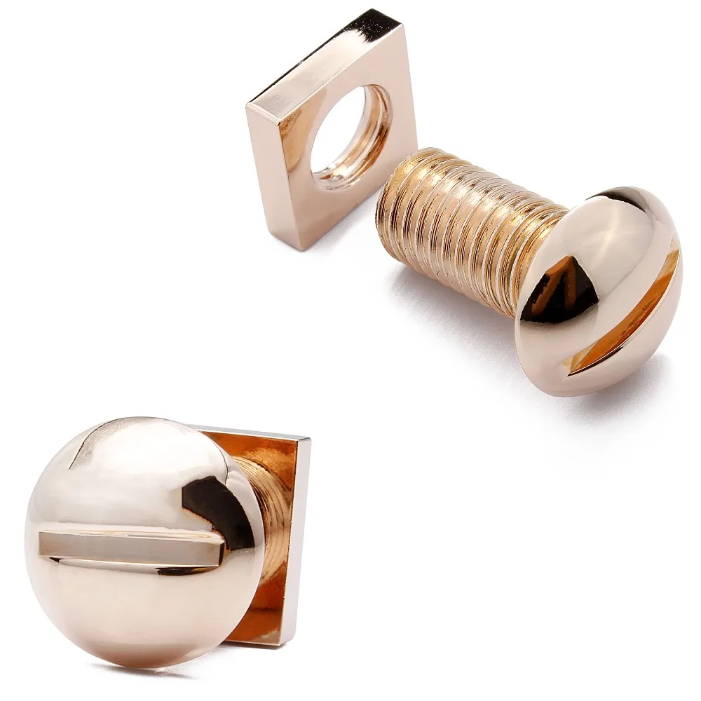 Винтовые запонки HAWSON для отца невесты ювелирные изделия с розой повседневной