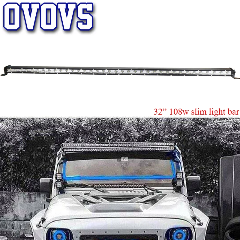 светодиодные лампы для авто Высокая Мощность 32 &quotтонкий Светодиодные Панели