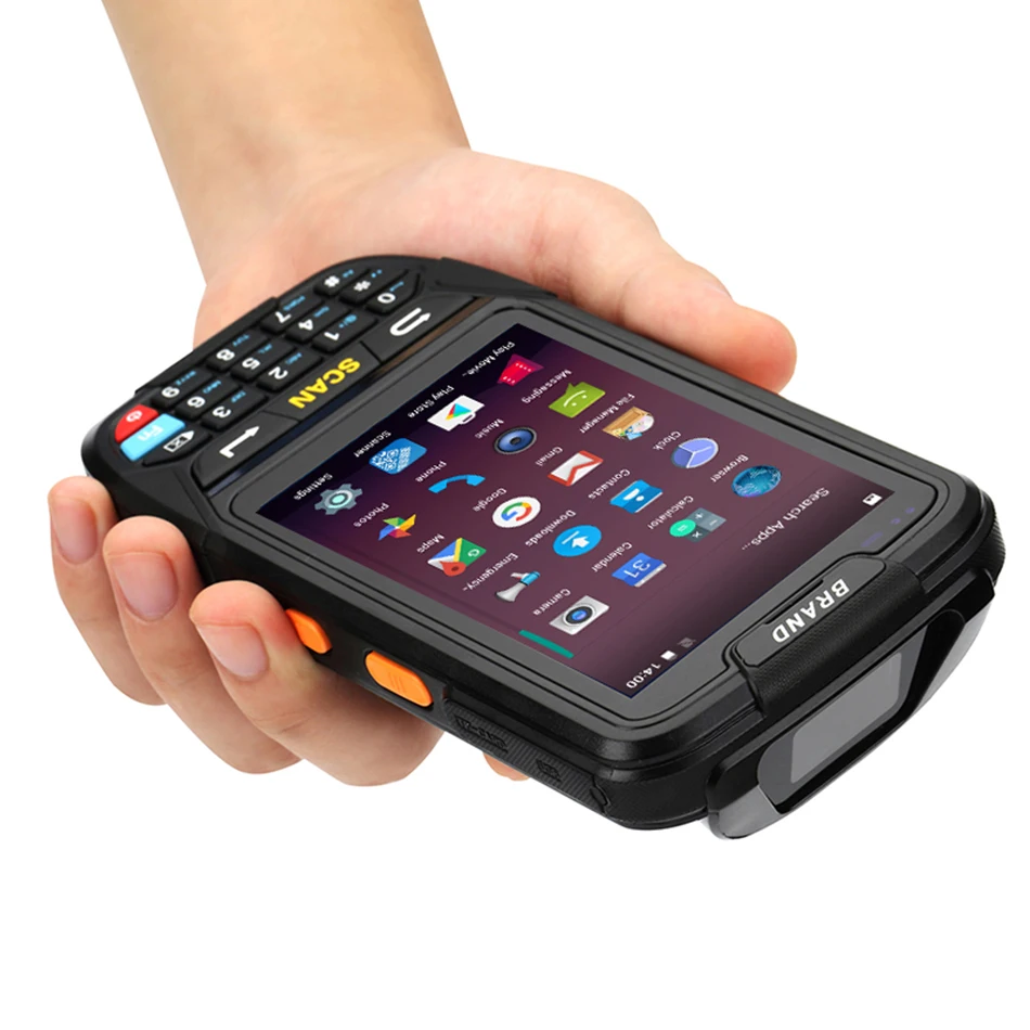 Ручной 1D лазерный 2D сканер штрих-кодов Android Bluetooth 4G Lte PDA терминальный данных