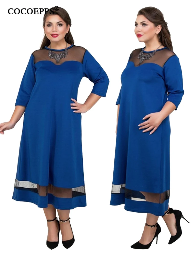 5xl 6xl размера плюс летнее платье элегантное сетчатое вечернее женское платье большого размера трапециевидное длинное платье большого размера одежда большого размера