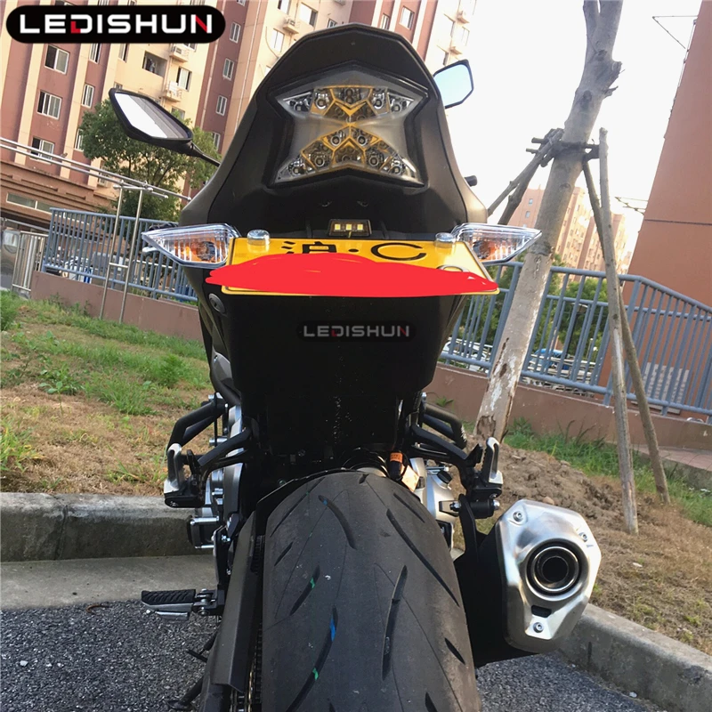 Для Kawasaki NINJA400 NINJA 400 250 Z400 Z650 NINJA650 Z900 регулируемый держатель номерного знака для мотоцикла задний кронштейн