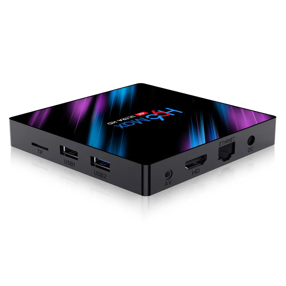 ТВ приставка H96 Max Android 9 0 Rockchip RK3318 4K HD USB3.0 H.265 Google Play IP 2 4G & 5G двойной Wifi BT4.0