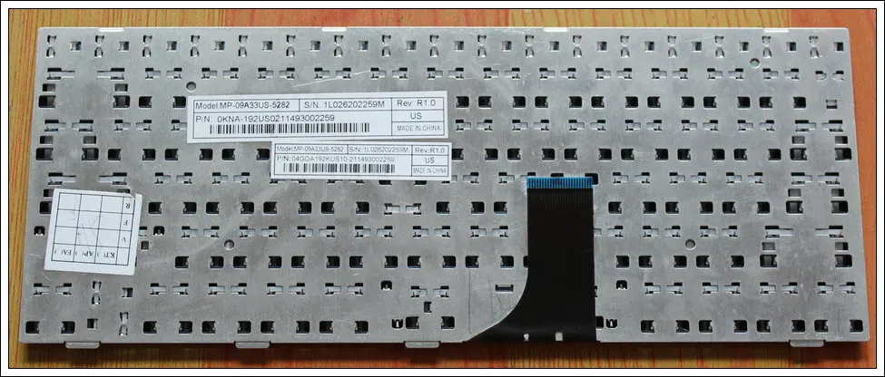 Английская клавиатура для Asus EEE PC 1001HA 1001HAG 1001HT 1001P 1001PG 1001PGO 1001PQ 1001PQD 1001PX 1001PXD US черная