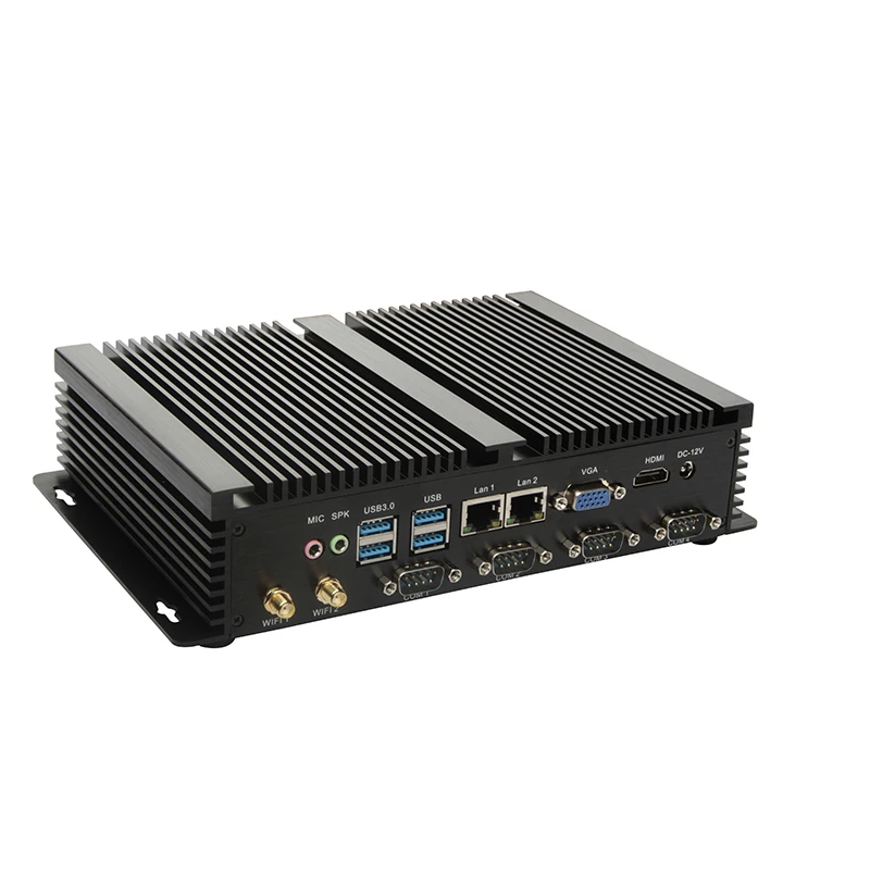 MSECOREC1007U I5 3317U безвентиляторный мини ПК Windows 10 Настольный компьютер промышленный неттоп barebone HTPC HDMI VGA 2* LAN 4* COM WiFi