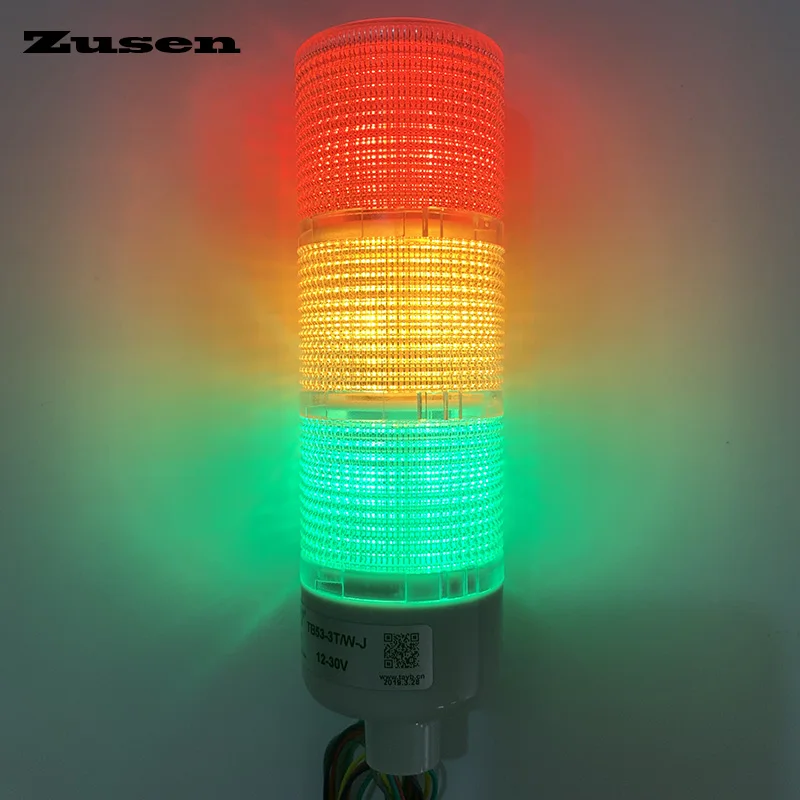 Zusen TB53 3T/W 12V 24V 110V 220V вспышка и постоянный светильник регулируемый белый