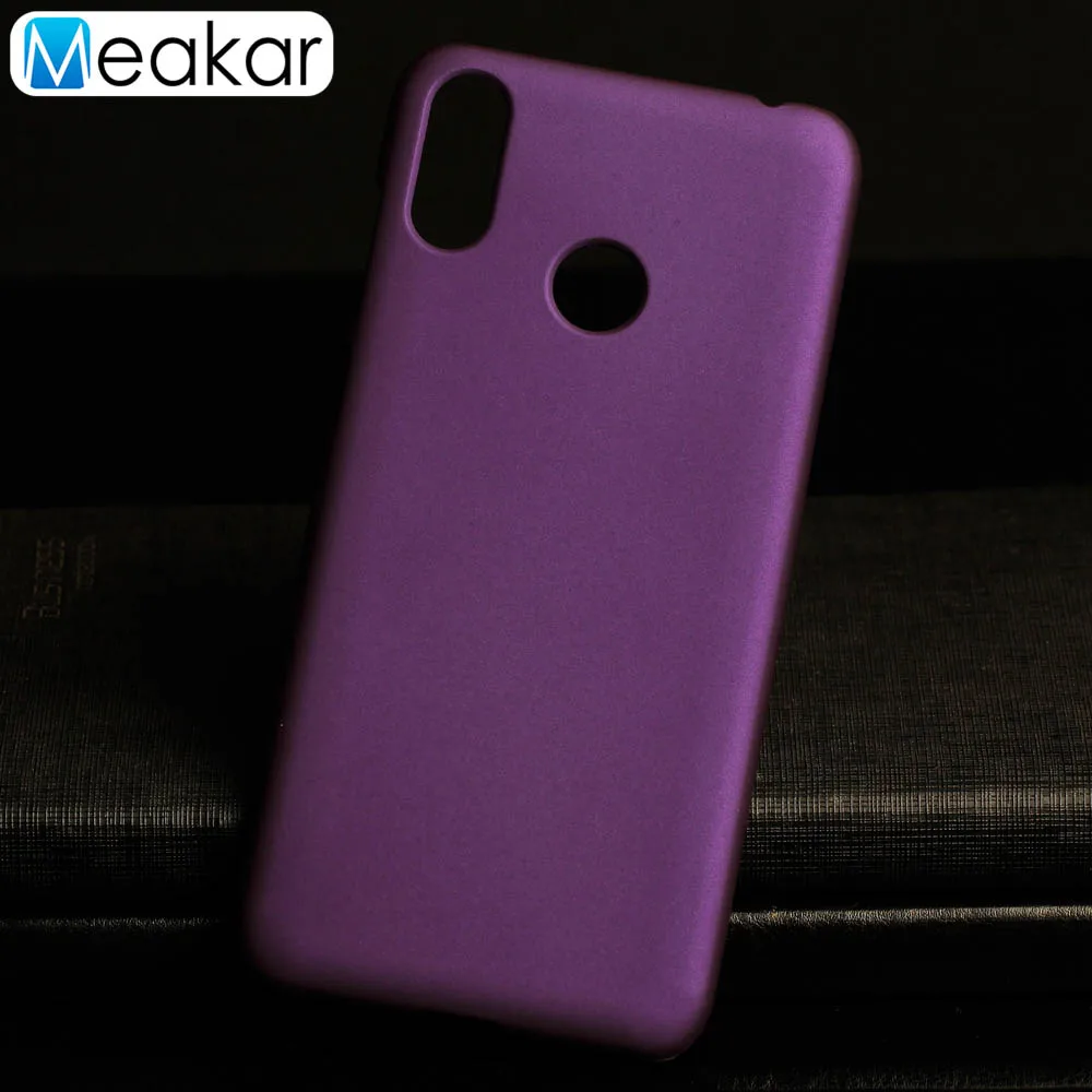 Матовая Пластик Coque 6.3For Asus Zenfone Max M2 ZB633KL чехол для Asus Zenfone Max M2 ZB633KL телефона чехол-лента на заднюю панель - Цвет: Purple