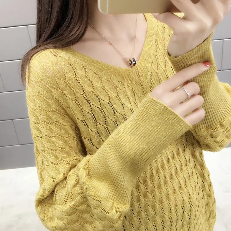 2019 весна лето тонкая трикотажная Свободная рубашка Женская Повседневная