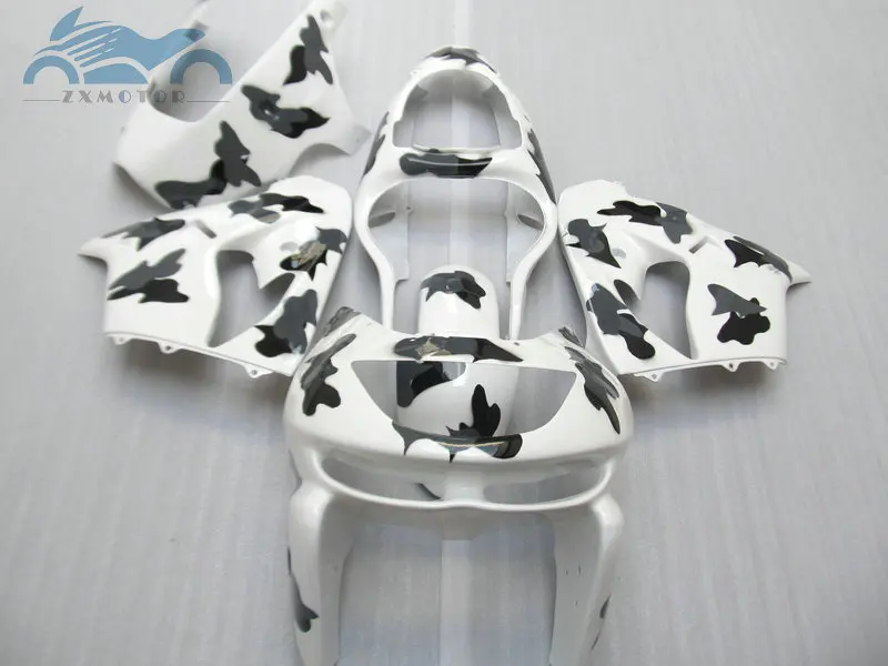 

Motorcycle fairing set for Kawasaki Ninja fairings kit ZX9R 1998 1999 ZX 9R 98 99 ABS plastic white black road racing bodykits