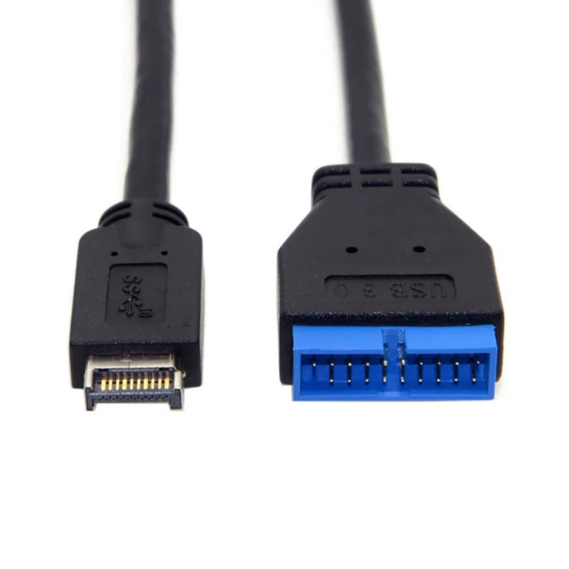 USB 3 1 Type-C Мини 20-контактный разъем переднего Панель кабель заголовок 0 Стандартный