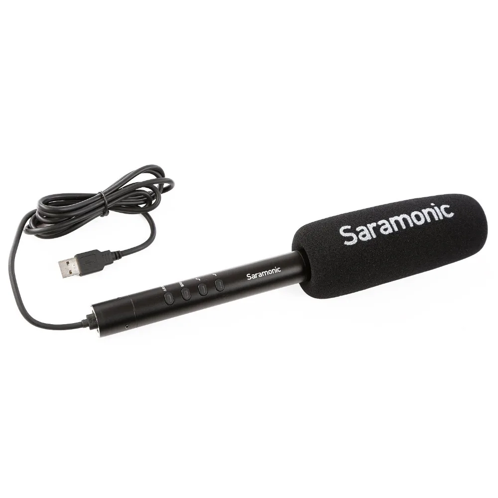 Saramonic SR-TM1/SR-TM7 супер-кардиоидный вещательный XLR дробовик конденсаторный микрофон камеры для Canon Nikon DSLR sony видеокамеры