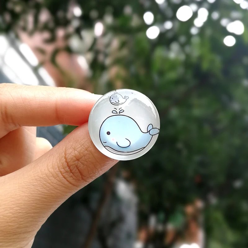 Nengdou S36 КИТ Значки с героями мультфильмов стеклянная брошь harajuku аксессуары для детей океан животных рюкзак значки kawaii булавка для мальчика - Цвет: S36-7