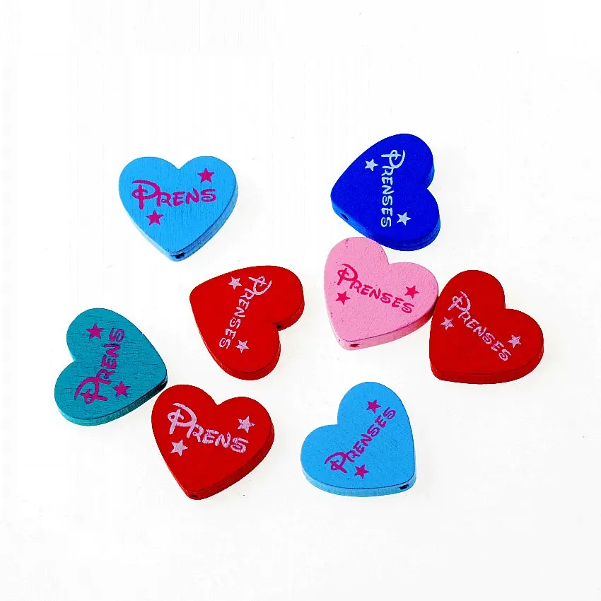 Прекрасные разнообразные стильные деревянные бусины искусственные ювелирные