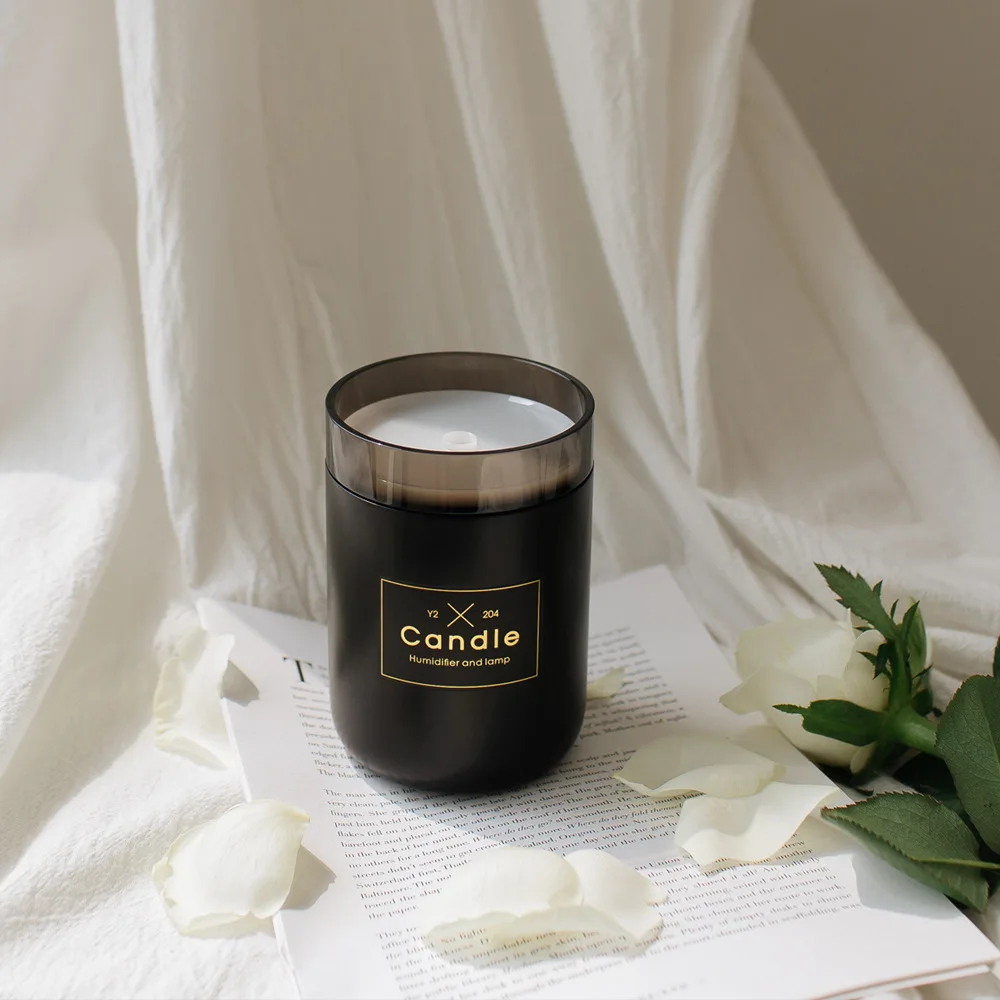 Свеча USB увлажнитель бытовая очистка воздуха портативный ночник увлажняющий 280