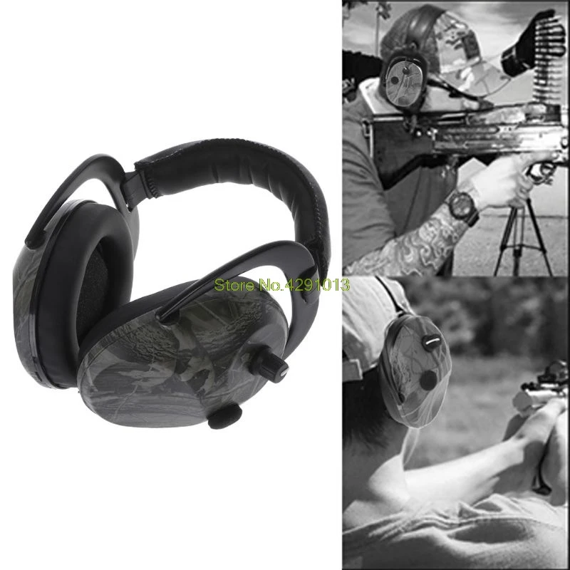 Electronic Ear Muff Headphones Gun Shooting Protection Hunting Plugs Outdoor Drop Shipping Support