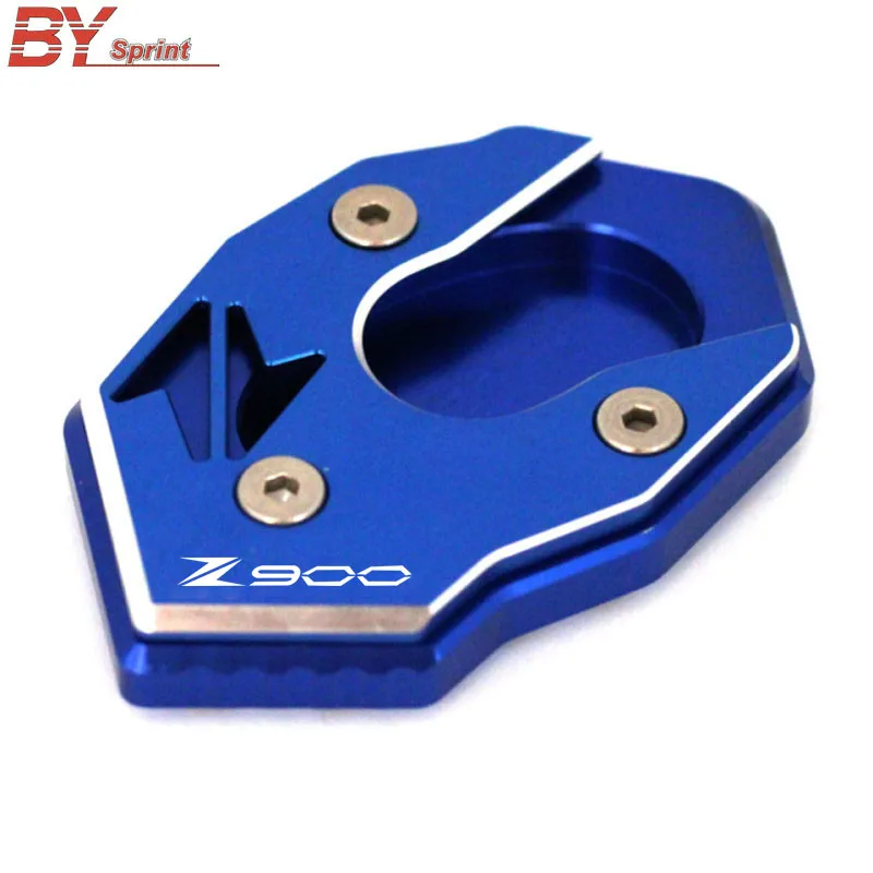 Blue Аксессуары для мотоциклов для Kawasaki Z900 Z 900 z900 CNC алюминиевая боковая подставка увеличитель подставка удлинитель накладка - Цвет: Blue