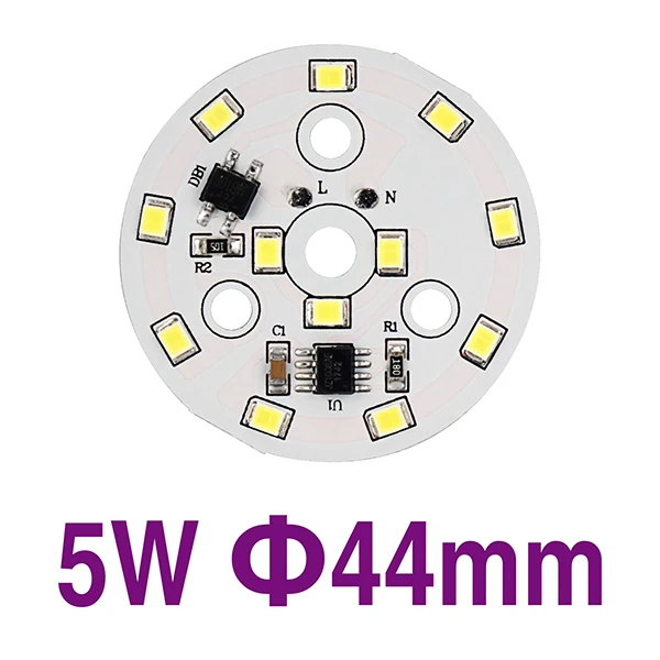 5W Светодиодный SMD чип Smart IC чип 3 Вт 5 Вт 7 Вт 9 Вт 12 Вт 15 Вт 18 Вт AC220V вход DIY для вниз светильник Точечный светильник потолочный светильник холодный белый теплый белый - Испускаемый цвет: 5W
