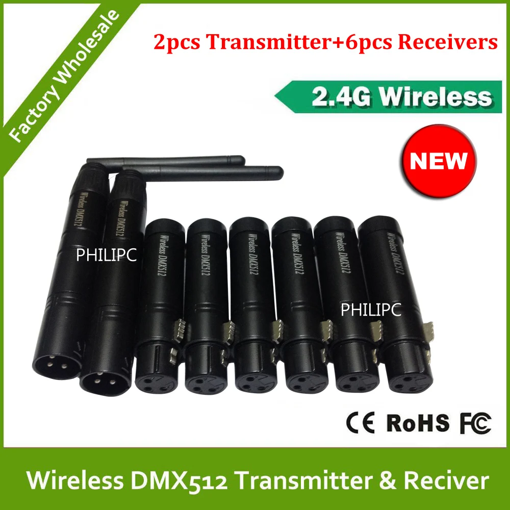 

Фонасветильник беспроводной, DMX512, 2,4G, контроллер приемника для сцены