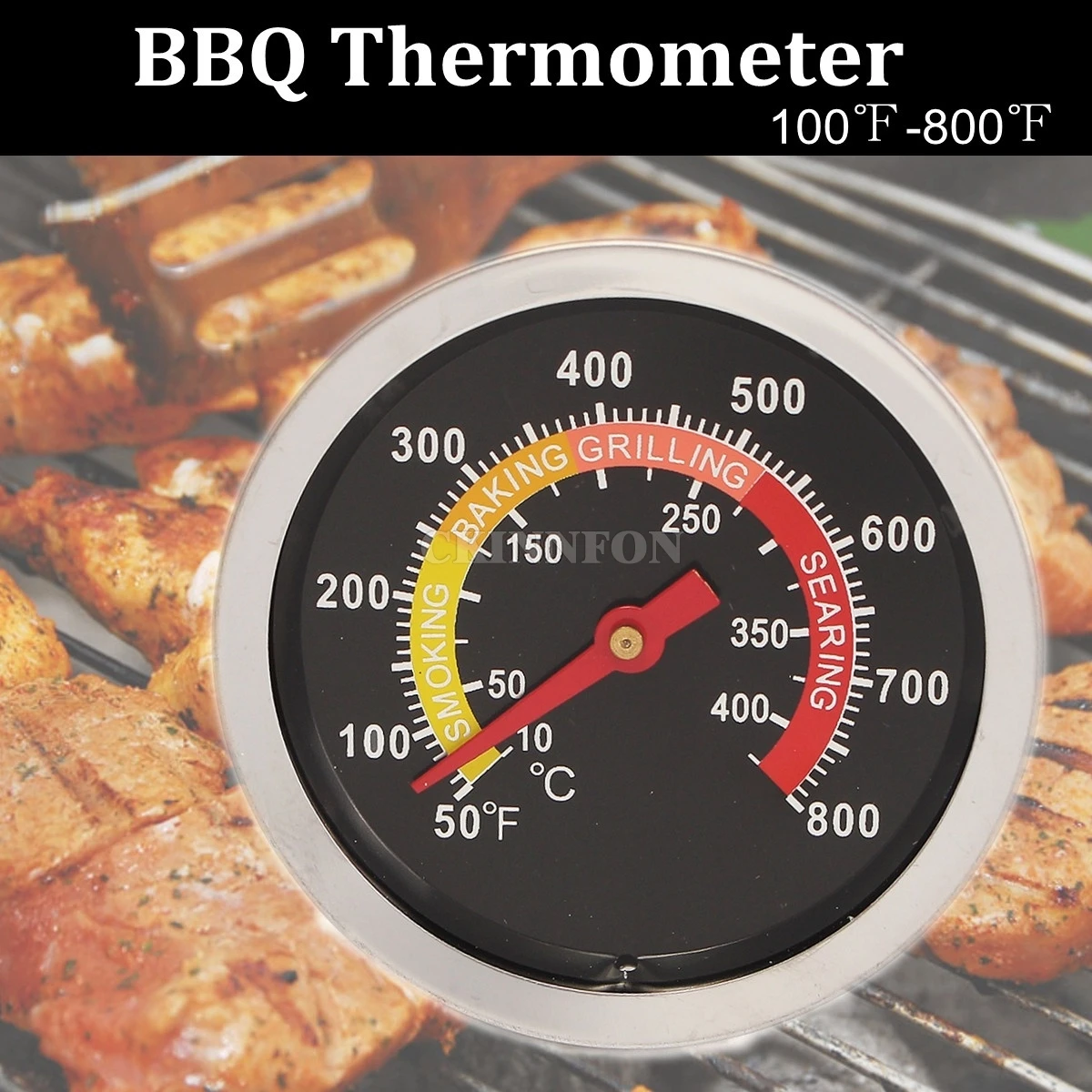 DHL 100 шт. Пособия по кулинарии барбекю Гриль Термометр Температура контроллер