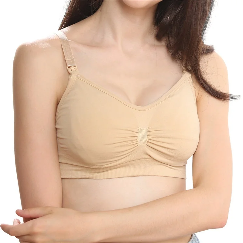 Хлопковый бюстгальтер для беременных кормящих пуш ап без рук грудного