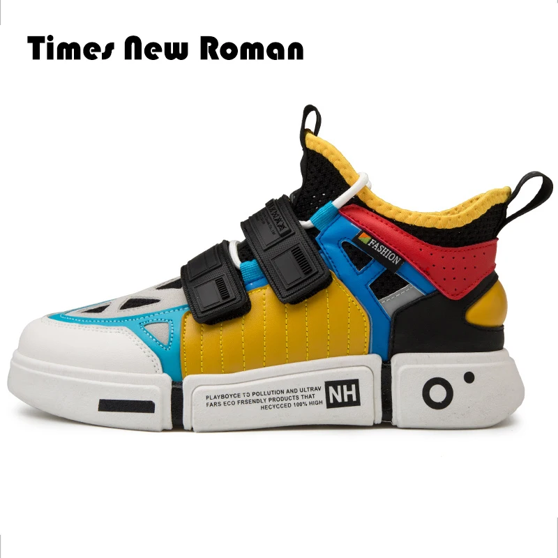 Мужские кроссовки на шнуровке Times удобные повседневные в римском стиле