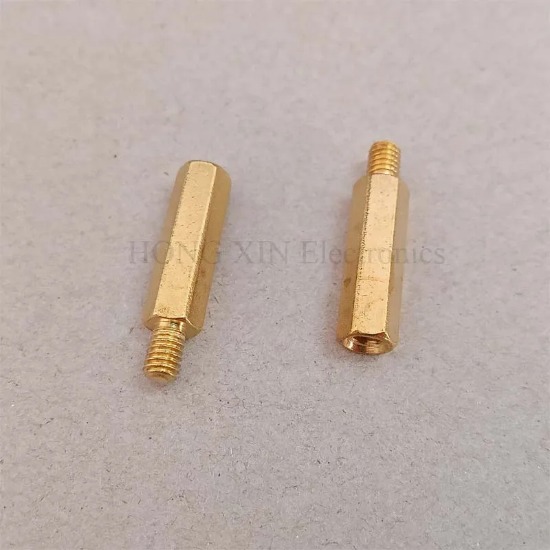 20pcs M3 латунный противостояние мужской и женский разделитель шестигранный