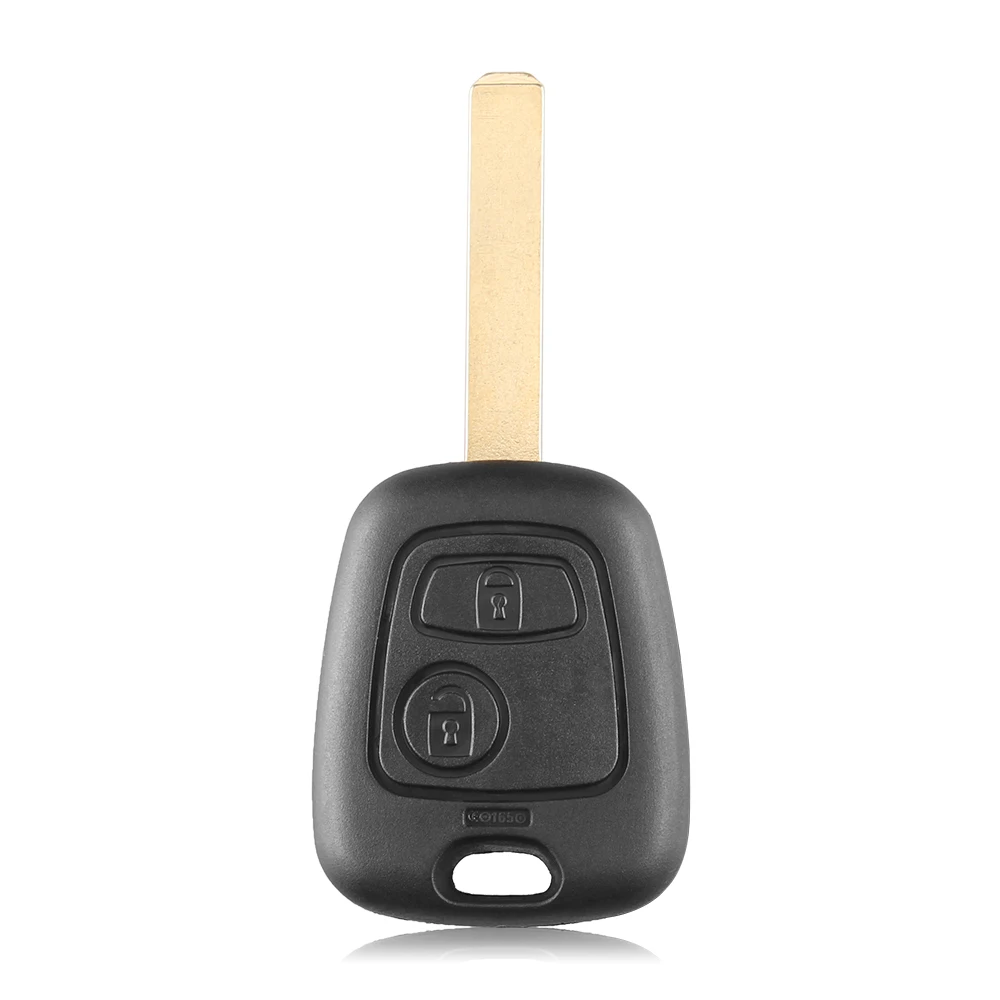 Dandkey пульт Управление ключ 2 кнопки 433 МГц ID46 PCF7941 чип для PEUGEOT 206 207 307 ключа