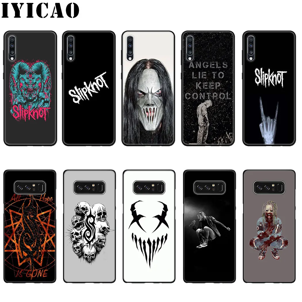 Мягкий силиконовый чехол IYICAO Slipknot Clown Corey Taylor для Samsung Galaxy A70 A50 A40 A30 A10 M10 M20 M30 Note 8