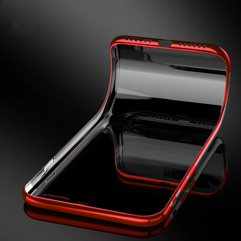 Роскошный чехол EXUNTON для VIVO V11 Pro V11i Z3I Z3 мягкий из ТПУ с покрытием V11I задней панели