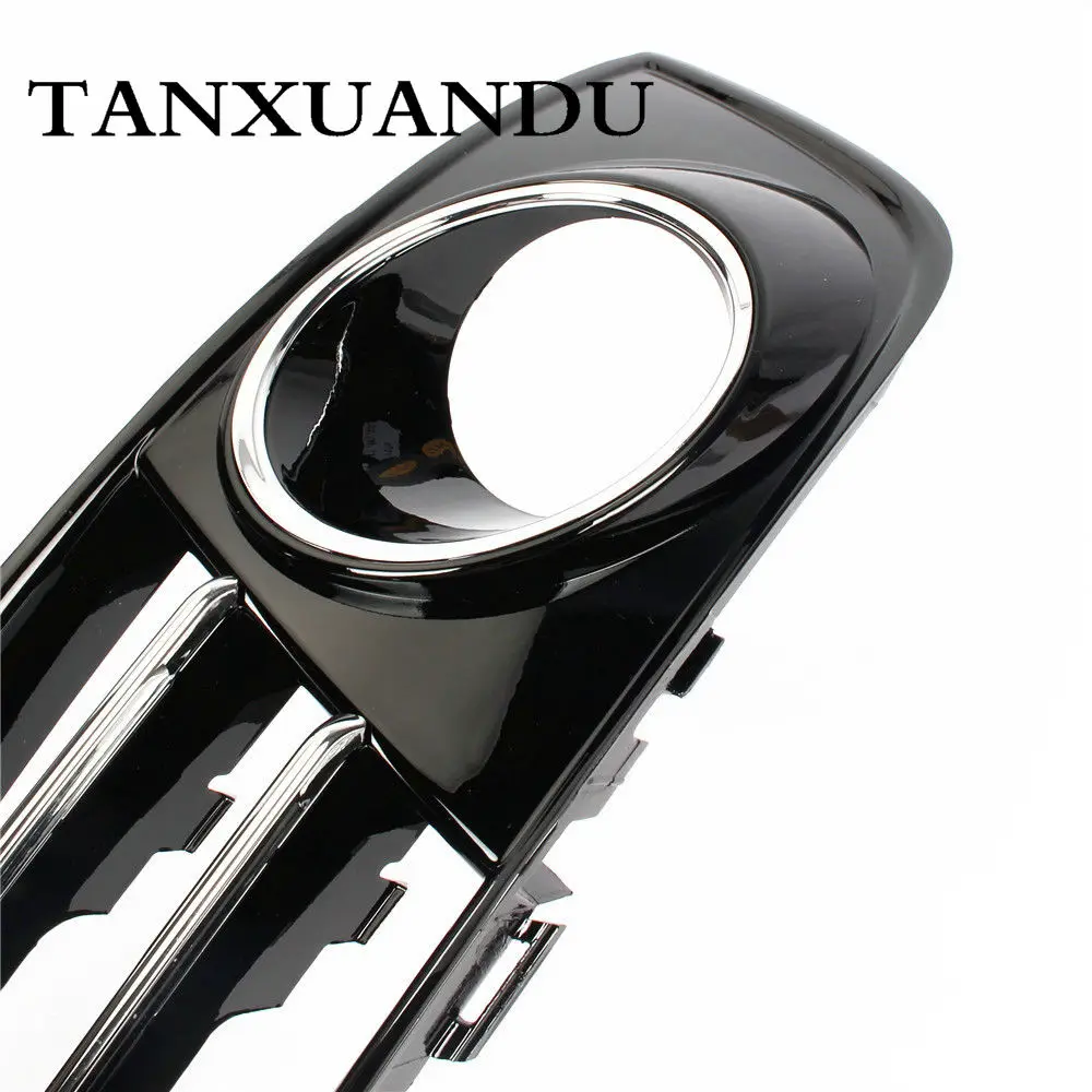 2Bar Chrome Trim Piano Paint Foglight Fog Lamp Vent Grill Grille Fit For AUDI A8 Quattro D4 2011-2013 4H0807679E 4H0807680E | Автомобили и