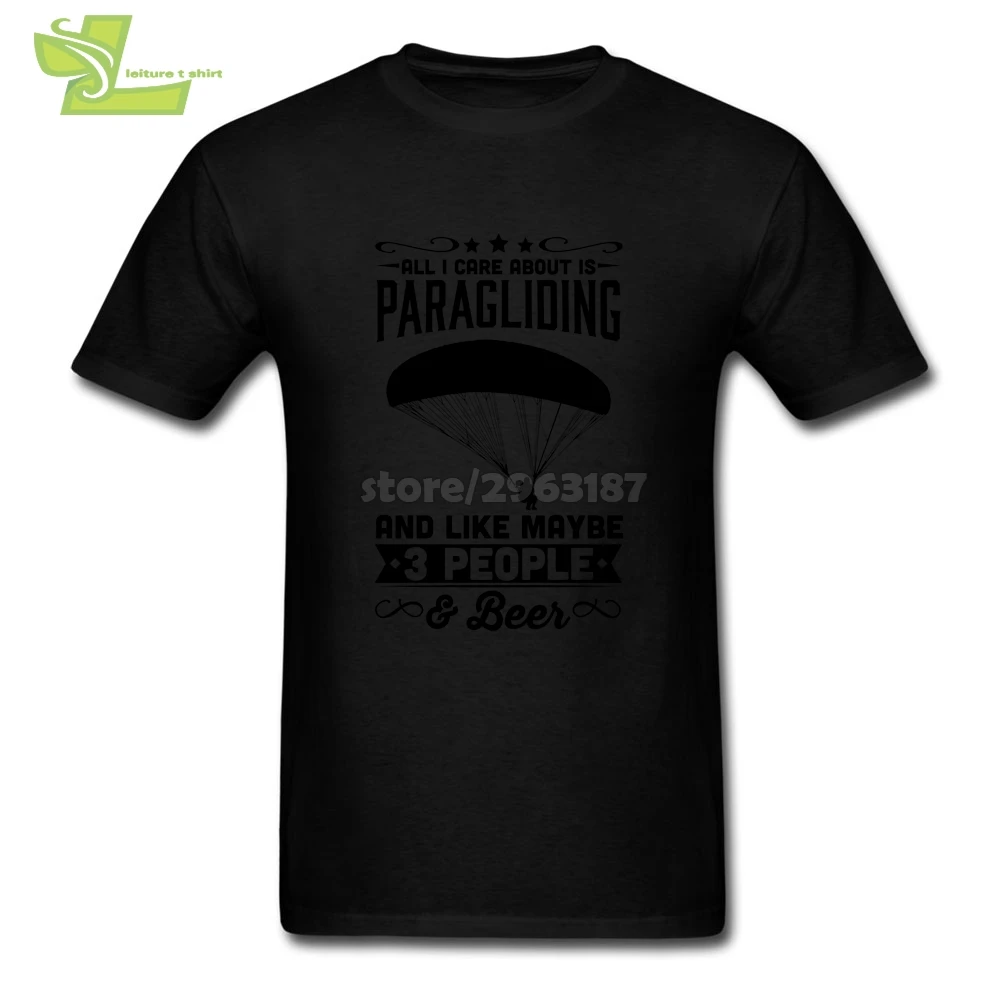 All I заботятся о том парапланерный огромный фирменные футболки Для мужчин с О